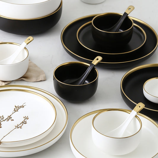 Ceramic Household Bowls & Plates