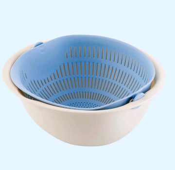 Double-Layer Hollow Drain Basket