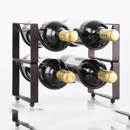 Wine Bottle Shelf Rack
