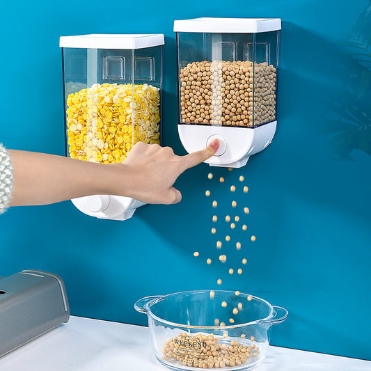 Food Container Wall Mounted  Cereal Dispenser