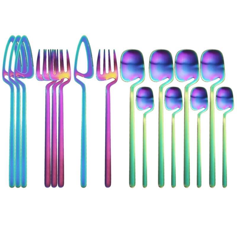 Multi-Color Dinnerware Cutlery Set
