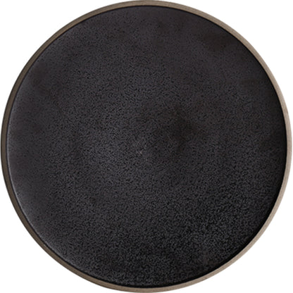Black Crystal Large Ceramic Plate