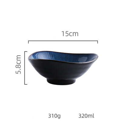 Blue Ceramic Bowl Plate