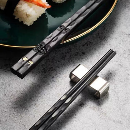 Alloy Chopsticks Mold-free Family Set