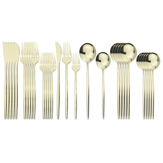 Household Stainless-Steel Cutlery Set
